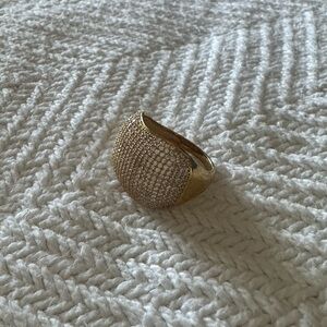Gold Pavé Ring
